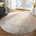 SAFAVIEH Vintage Persian Zaman Traditional Polyester Runner Rug, Grey ...