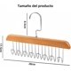 thumbnail image 2 of Colgador de cinturón para Armario, Soporte para cinturón, Accesorios de Armario con 8 Ganchos, Paquete de 4, 2 of 4