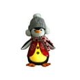 thumbnail image 2 of Honmine Christmas Plush Penguin Stuffed Animal Cute Stuffed Penguin Plush Toy with Fuzzy Fleece Jacket and Hat Little Plush Dolls, 2 of 6