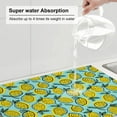 thumbnail image 6 of Bingfone Lemon1 ,18" x 24"Dish Drying Mat for Kitchen Counter,Ultra Absorbent Microfiber, 6 of 9
