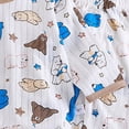 thumbnail image 4 of masbird Boys Girls Pajamas 2 Pieces Pajama Set Long Soft & Cute for Kids Jmmies Clothes Fall Winter Sleepwear for 6-24 Months 2 3 4 5 6 7 8 9 T Children(Sky Blue,3-4 Y), 4 of 4