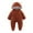 Brown, variant on Snowsuit Hooded Jumpsuit Bear Ear Boy Romper Baby Girl Warm Outfits Baby Boy'S Clothing 0-3 Months