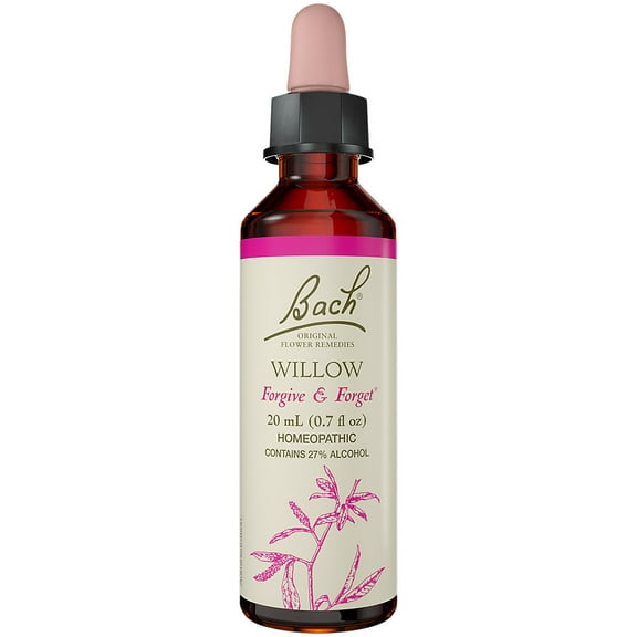 Bach Original Formulas Flower Remedies Drops, Willow, 0.7 Fl Oz