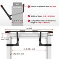 thumbnail image 2 of Barra de Dominadas ONETWOFIT Resistente de 200 kg con Multi-Agarraderas, 2 of 7