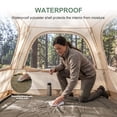 thumbnail image 2 of CONCETTA Lightweight Double Sleeping Bag for Adults in Cold & Warm Weaher, Waterproof & Machine Washable for Camping/Backpacking/Hiking, Military Green, 2 of 9