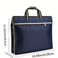 thumbnail image 3 of Maletín de negocios elegante: bolso para portátil de gran capacidad con doble cremallera y diseño portátil, 3 of 6