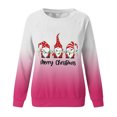 thumbnail image 4 of Qertyioot Hiver Mode Femmes Pull Imprimé de Noël, Manches Longues Col Rond Chaud Tendance en Vrac Tricoté Tops, 4 of 4