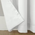thumbnail image 4 of No. 918 Sora Casual Textured Semi-Sheer Grommet Curtain Panel, 40"x63", White, 4 of 5