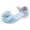 Blue, variant on Dress Shoes For Girls Shoes White High Heels High Heels Crystal Shoes Stage Performance Dress Shoes Wedding Party Shoes,Size 6 Years-7 Years