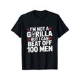 thumbnail image 1 of Men's edgy Humor Shirt - "Not a Gorilla" Sarcastic Tee - adult Comedy Graphic Top - Cotton Casual Streetwear Tshirt - Meme apparel, 1 of 6