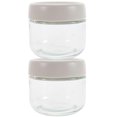 thumbnail image 1 of Airtight Jars With Lids Glass Kitchen Canister For Food Storage Beige 8.00X8.00X7.50CM 2Pcs, 1 of 4