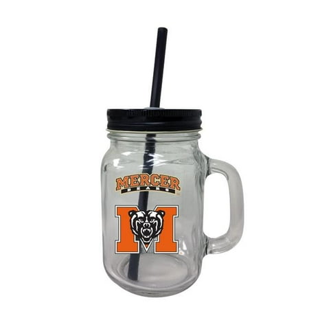 

R & R Imports TBM-C-MER19 16 oz Mercer University Mason Jar Tumbler