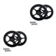 thumbnail image 4 of Naiovety Wear-resistant Bike Easy Wheel  Professional Easywheel Push Lightweight Rod CNC Telescopic Extension Tires Grip Good Bearing Negro 2piezas Naiovety CBP496879, 4 of 6