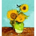 thumbnail image 2 of CafePress - Vincent Van Gogh Three Sunflowers In A - Large Beach Towel, Soft 30"x60" Towel with Unique Design, 2 of 3