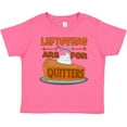 thumbnail image 3 of Inktastic Leftovers Are for Quitters with Pumpkin Pie Boys or Girls Baby T-Shirt, 3 of 5