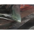 thumbnail image 4 of Ambesonne Dragon Quilted Coverlet 3 Pcs, Vikings Boat Stormy Sea, King Size, Multicolor, 4 of 5