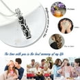 thumbnail image 4 of Cylinder Urn Necklace for Ashes for Women Men Tree of Life Cremation Jewelry Keepsake Memorial Jewelry for Human Pets Ashes, 4 of 5