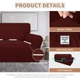thumbnail image 5 of Easy-Going 100% Waterproof Couch Cover, Sofa, Wine, 5 of 6