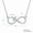 White Gold, variant on AURELLE Infinity Cross Moissanite Necklace for Women, 14K Rose Gold Plated 925 Sterling Silver Faith Cross Pendant, Christian Jewelry Gift for Mom Wife Daughter, 18" Chain