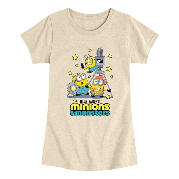 Despicable Me Minions - Film Crew Fitted Short Sleeve Graphic T-Shirt