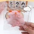 thumbnail image 7 of Smile Squishable Dumpling Cute Pig Face Glossy Pastel Pink Happy Calm Expression Desk Novelty Item Stress Relief Gift for Desk, 7 of 7