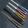 thumbnail image 3 of Retro 5 Color Butterfly Comb Metal Tooth Training Practicing Brush Styling Tool, 3 of 10
