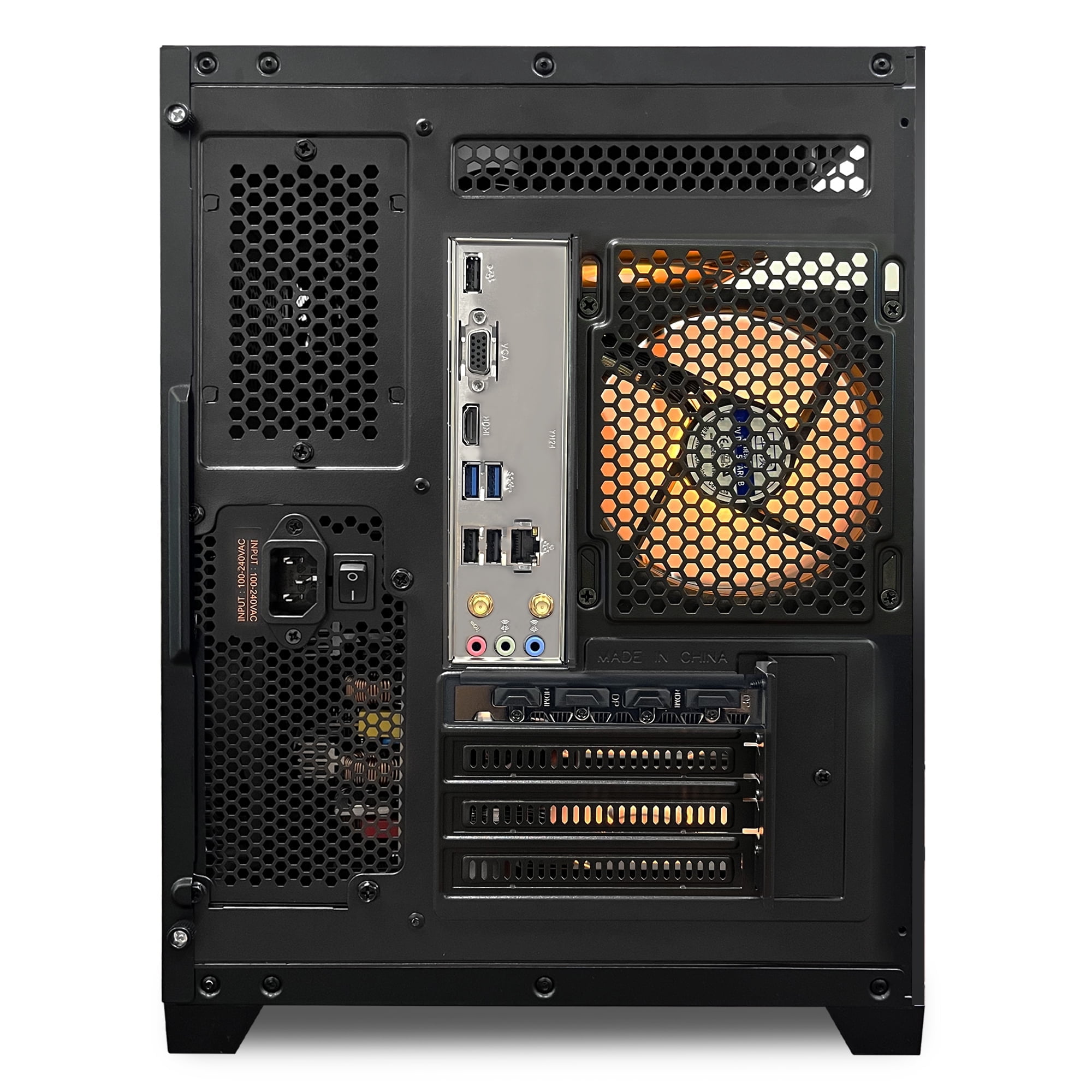 Hoengager Gaming PC - Intel Core i5-13400F, Intel Arc B580 12GB, 32GB DDR4 RAM, 1TB PCIe +2TB SATA SSD, WiFi + BT, Windows 11 -RGB Prebuilt Desktop