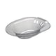 thumbnail image 1 of Lavabo de asiento para inodoro de 2000 ml con inodoro y bidé con orificios de drenaje para evitar agacharse. Gris, 1 of 9
