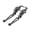 Black, variant on Short Brake Clutch Levers for NMAX155 2020-2024 Motorcycle Modification Brake Clutch Levers Handle Aluminium