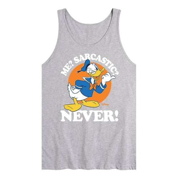 Disney - Donald Me Sarcastic Never - Men's Jersey Tank Top