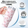 thumbnail image 3 of Pofeuu Baby Salamander Print 40oz Ice Bully With Handle And Straw Stainless Steel Vacuum Insulated Cup And 2 In 1 Straw Lid, 3 of 8