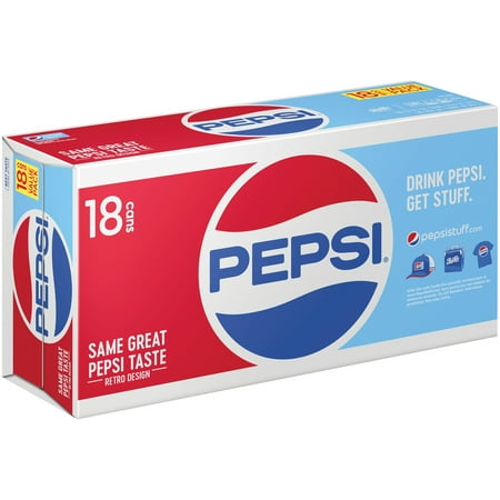 Pepsi® Cola 18-12 fl. oz. Cans - Walmart.com