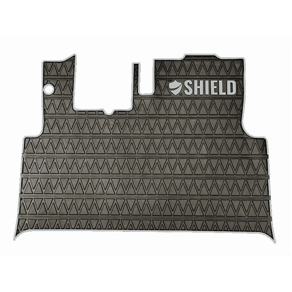 Club Clean EZGO Golf Cart Floor Mat – Fits RXV 2023 – Full Coverage, Non-Slip, 8mm Heavy-Duty Compound Liner – Grey