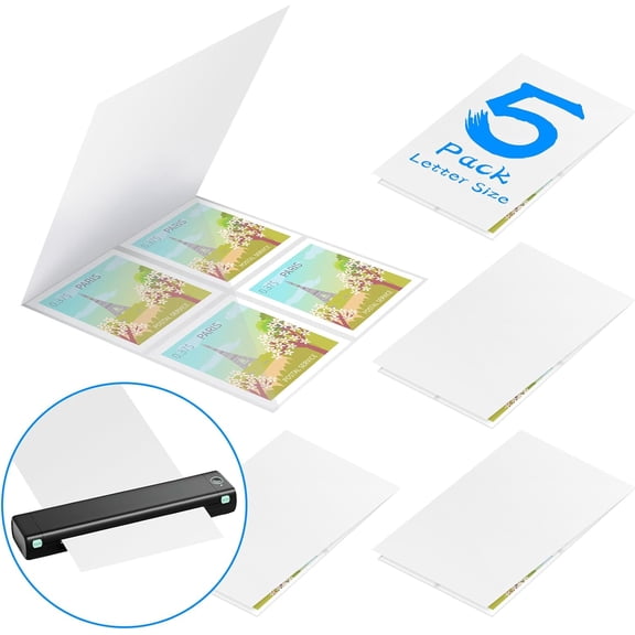 Laminator Carrier Sleeve Lamination Carrier Thermal Laminating Carriers Sheets Thermal Carrier Sheet for Laminator with All Brand Laminating Pouch (5, Letter Size)