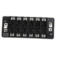 thumbnail image 3 of Disyuntor de caja de bloque de fusibles de 6 vías con tapa impermeable para protección de circuito de vehículos y barcos, 3 of 14