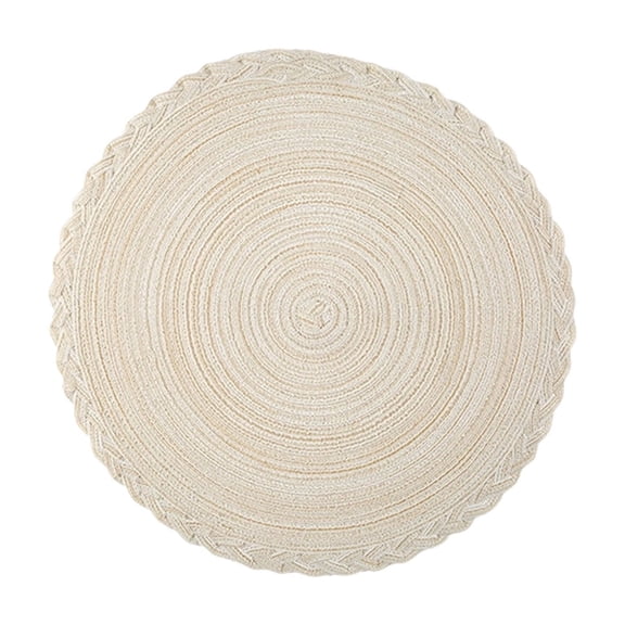 Heat Resistant Round Placemats, Washable Table Mats, Non-Slip for Dining Table, Versatile for Home Kitchen or Special Events, Perfect for Entertaining Guests, 15in