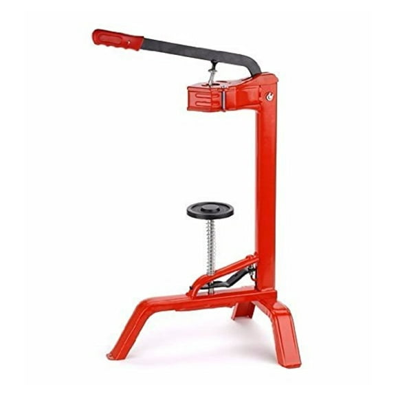 Portuguese Red Steel Wine Bottle Floor Corker 1 Pack