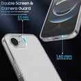 thumbnail image 5 of Shockproof Protective Phone Case for iPhone 16e, by OneToughShield - Curious Cat, 5 of 5