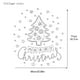 thumbnail image 5 of sweethay Adhesivo de pared de árbol de Navidad, bricolaje, fiesta temática decorativa, vacaciones, Navidad, calcomanía, atmósferas, ventana, Fondo de Decoración del hogar Negro sweethay HA075057-01, 5 of 6