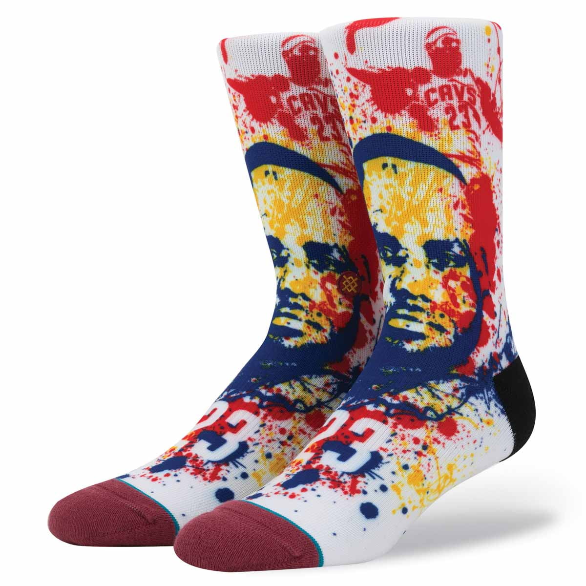 Stance Cleveland Cavaliers Lebron Splatter Multicolour Socks Multicolor