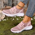 thumbnail image 4 of Willtoo Women's Mary Jane Shoes Hook Loop Casual Sneakers Breathable Mesh Lightweight Walking Shoes Comfortable Platform Non Slip Orthopedic Work Shoes, 4 of 5