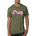 thumbnail image 1 of Wild Bobby, Pray Bubble Letters Inspirational/Christian Men Premium Tri Blend Tee, Military Green, X-Large, 1 of 6