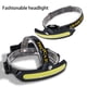 thumbnail image 4 of Injueey Linterna frontal recargable por USB, 6 modos, multiusos, pesca nocturna, equitación, Camping, senderismo, linterna frontal, lámpara Iluminación y accesorios Construir en batería, 4 of 6