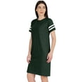 thumbnail image 2 of Inkmeso Robe T-Shirt Sportive à Col Rond pour Femmes à Rayures à Manches Courtes d'Été Décontractée Tee - TP-2TG, 2 of 8