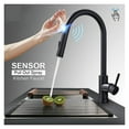 thumbnail image 2 of Smart Touch Kitchen Faucet,Pull Out Sensitive Sensor Mixer Tap for Kitchen,360°Rotation Water, 2 of 7