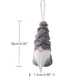 thumbnail image 3 of Christmas Tree Handmade Hanging Gnomes Ornaments , Swedish Plush Gnome Scandinavian Santa Elf Hanging Home Decorations Christmas Holiday Decor, 3 of 5