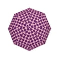 thumbnail image 3 of Paraguas Sombrilla De Bolsillo Lunares Morado Automático Una Tela, 3 of 5