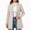 Khaki, variant on Women Coat Winter Casual Long Sleeve Solid Color Button Front Lapel Coat with Pockets Soft Loose Fit Cozy Outerwear for Office Wear
