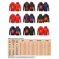 thumbnail image 2 of Gomelly Unisex Heating Jackets USB Heated Coats Thermal Hooded Jacket Men Warm Winter Outwear Electric Coat Red(2 Heated Zone) L, 2 of 2
