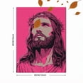 thumbnail image 3 of UXIEQU Jesus Christ Portrait Canvas Wall Art Print 15.75x11.81 Inches, 3 of 8